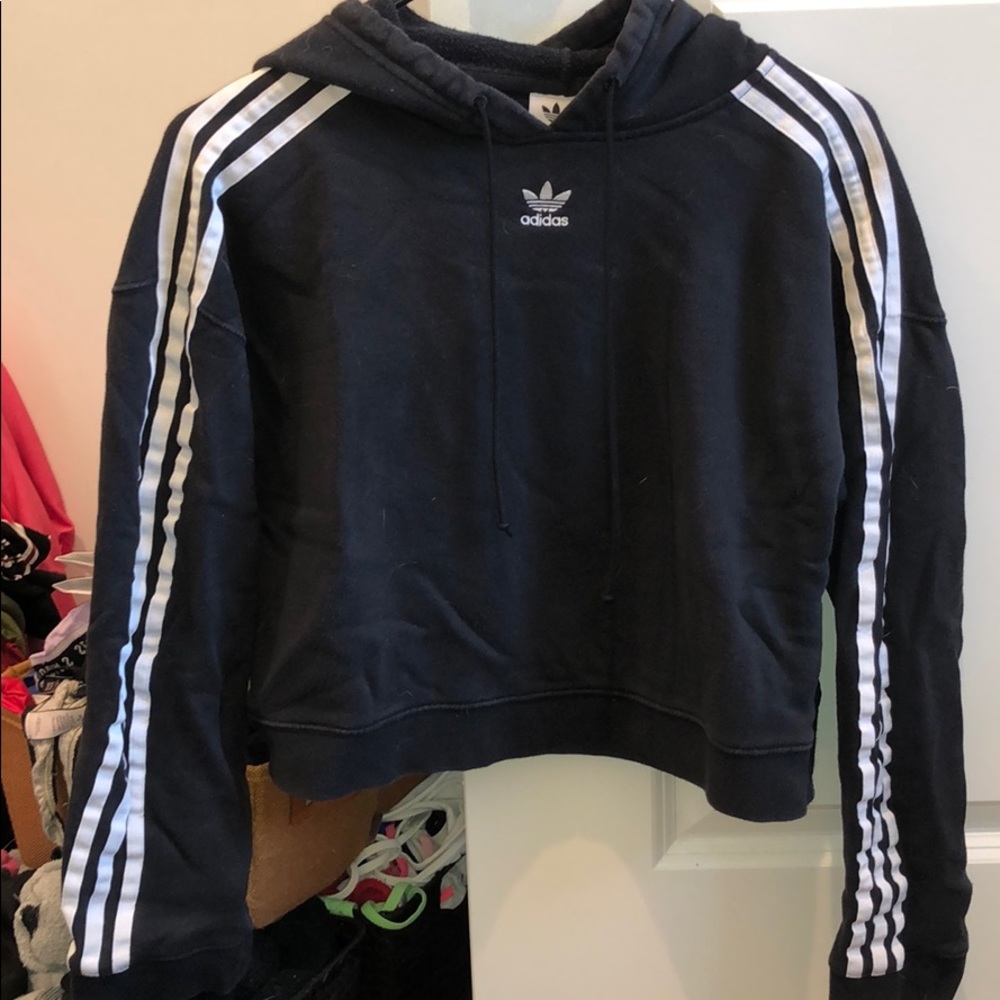 Adidas crop hoodie